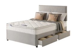 Silentnight Jackson Cushiontop Kingsize 4 Drw Divan Bed